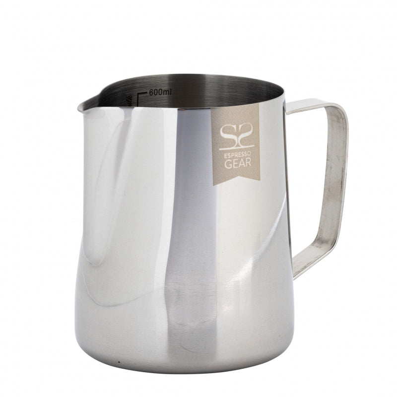 ESPRESSO GEAR LINED FROTHING PITCHER, STAINLESS STEEL, 0.6L